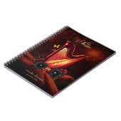 宇宙のメロディー、ハープの魔法。 ノートブック (左側)