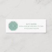 宇宙のヨガマンダラのシンボル スキニー名刺 (正面)