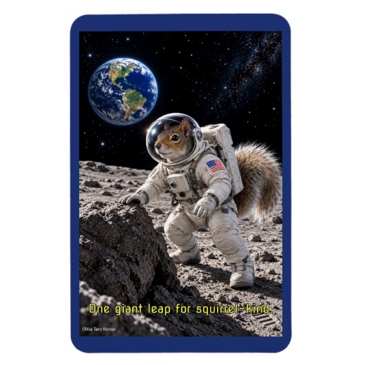 宇宙のリスの冒険 マグネット (縦)