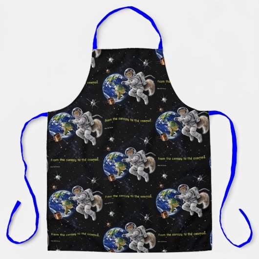 宇宙のリスの姿 エプロン (正面)