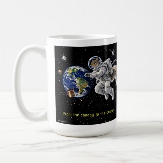 宇宙のリス コーヒーマグカップ (左)
