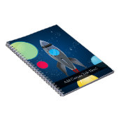 宇宙のロケットの船 ノートブック (右側)