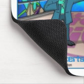 宇宙のロックバンドおもしろいギフト&ティー マウスパッド (コーナー)