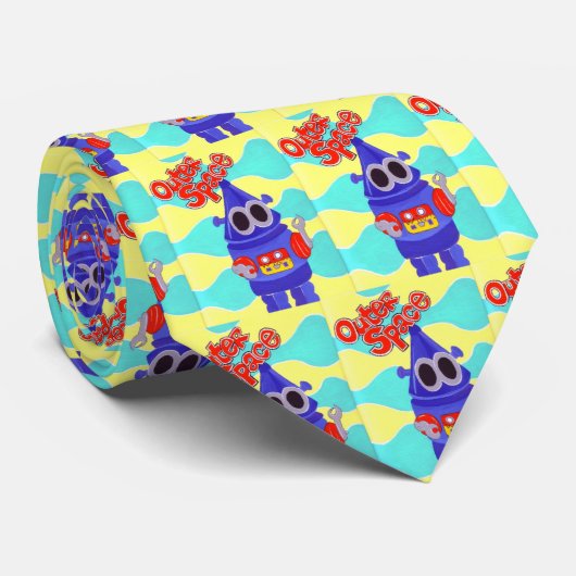 宇宙のロボット ネクタイ (ロール)