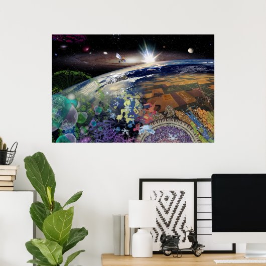 宇宙の一瞥 ポスター (ホームオフィス)