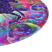 宇宙の一角数々の色 カッティングボード (角)