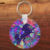 宇宙の一角数々の色 キーホルダー (正面)