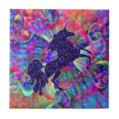 宇宙の一角数々の色 タイル (正面)