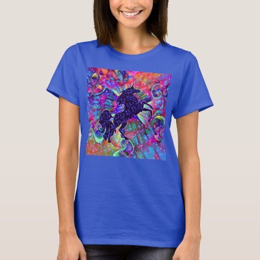 宇宙の一角数々の色 Tシャツ (正面)