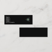 宇宙の三角形のプロフィールカード スキニー名刺 (正面/裏面)