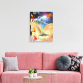 宇宙の上位と下位（バージョン3） キャンバスプリント (インサイチュ (リビング))