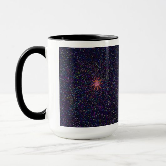 宇宙の上位次元マグカップ マグカップ (左)