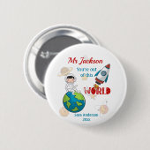 宇宙の世界からの先生評価 缶バッジ (正面&裏面)