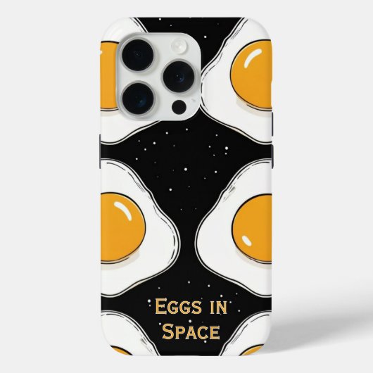 宇宙の中の卵の楽しいデザイン Case-Mate iPhoneケース (裏面)