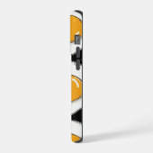 宇宙の中の卵の楽しいデザイン iPhoneケース (左側面)
