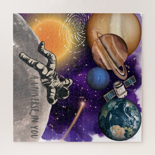 宇宙の中 ジグソーパズル (横)