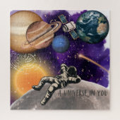 宇宙の中 ジグソーパズル (縦)