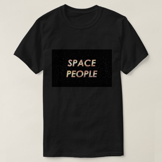 宇宙の人々- Tシャツ! (人) Tシャツ (デザイン正面)