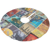 宇宙の休暇の木のスカート ブラッシュドポリエステルツリースカート (アングル)