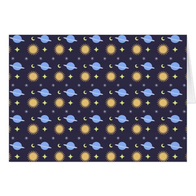 宇宙の例カード (正面横)