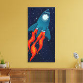 宇宙の保育園のウォールアート キャンバスプリント (インサイチュ (リビング))