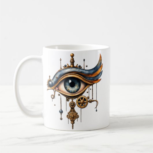 宇宙の全知の眼 コーヒーマグカップ (左)