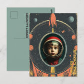 宇宙の冒険 ポストカード (正面/裏面)