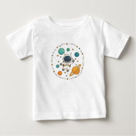 宇宙の冒険 1歳の誕生日 | 宇宙 ベビーTシャツ