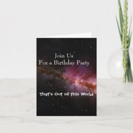 宇宙の写真 招待状