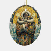 「宇宙の冬の暖かさ」 セラミックオーナメント (右)