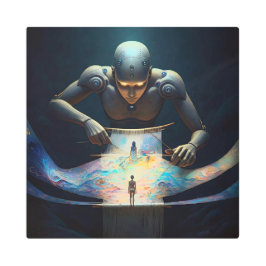 宇宙の創造 メタルプリント