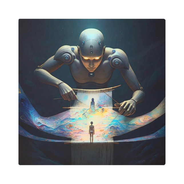 宇宙の創造 メタルプリント (正面)