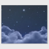宇宙の包装紙の雲 ラッピングペーパー (フラット)
