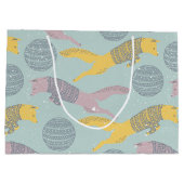 宇宙の北極動物 ラージペーパーバッグ (裏面)