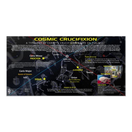 宇宙の十字架刑 ポスター (正面)