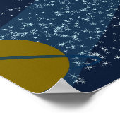 宇宙の地球 銀河 ポスター印刷 ポスター (角)