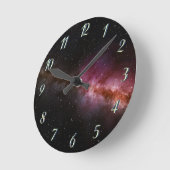 宇宙の壁時計の絵 ラウンド壁時計 (傾斜)