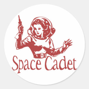 宇宙の士官候補生の赤 ラウンドシール