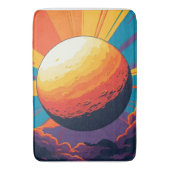 宇宙の夕焼けバスマット バスマット (正面縦)