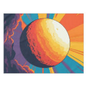 宇宙の夕焼け テーブルクロス (正面(横))