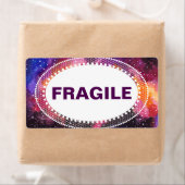宇宙の外宇宙梱包ボックス 壊れやすい ラベル (インサイチュ)