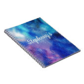 宇宙の夢のような抽象芸術ファンタジー ノートブック (右側)