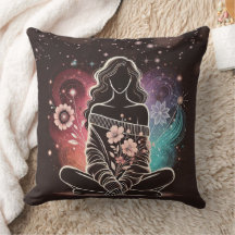 宇宙の夢の中の穏やかなフローラ