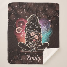 宇宙の夢の中の穏やかなフローラ