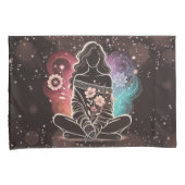 宇宙の夢の中の穏やかなフローラ 枕カバー (正面右)