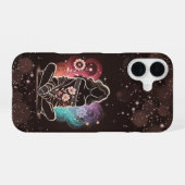 宇宙の夢の中の穏やかなフローラ iPhone 16ケース (裏面横)