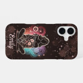 宇宙の夢の中の穏やかなフローラ iPhone 16ケース (裏面横)