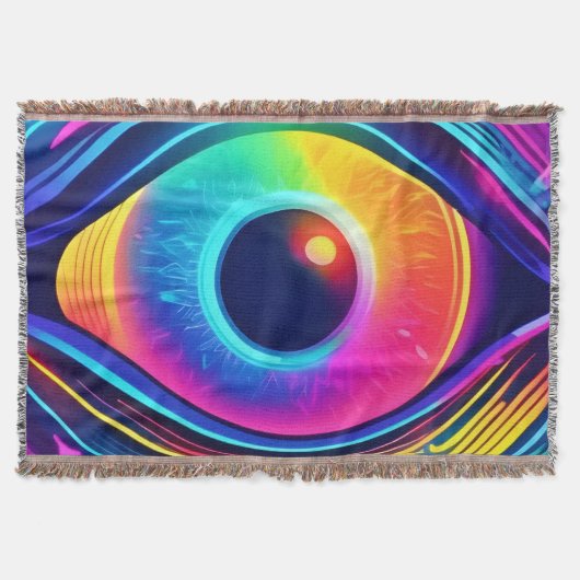 宇宙の夢の目 スローブランケット (正面)