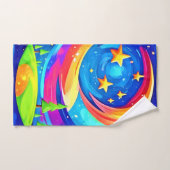 宇宙の夢の風景 – 天上の冒険 バスタオルセット (ハンドタオル)