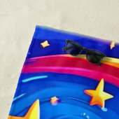 宇宙の夢の風景 – 天上の冒険 ビーチタオル (インサイチュ)